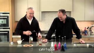 How to make a frappé coffee using an aerolatte milk frother [upl. by Carisa]