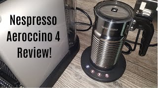 Nespresso Aeroccino 4 Milk Frother Review  Worth upgrading from the Aeroccino 3 [upl. by Delaine711]