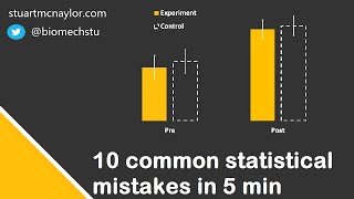 Ten Statistical Mistakes in 5 Min [upl. by Aissak572]