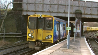 Half an Hour at 216  Birkenhead North Station 1022017  Class 507 508 terminus [upl. by Amikehs]