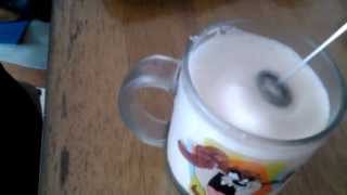 Aerolatte Review Frothing Cold Milk In Under 1 Minute [upl. by Enened775]